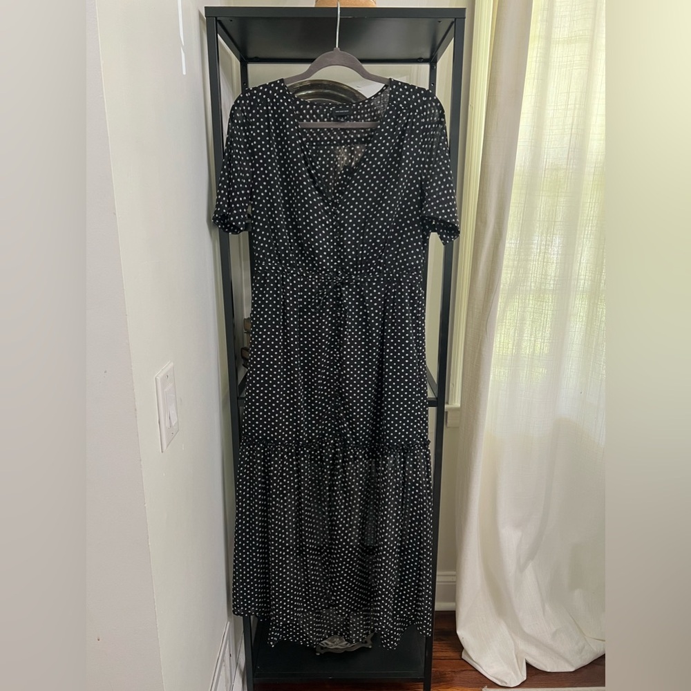 Who what wear polka dot dress